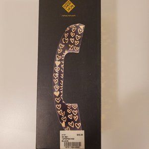 Rebecca Minkoff Pop Phone "Retro" Handset Black with Gold Hearts